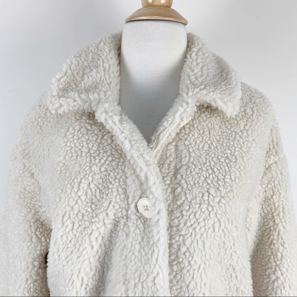 NEW Madewell Sherpa Walton shirt jacket coat. MA316 - Picture 4 of 12